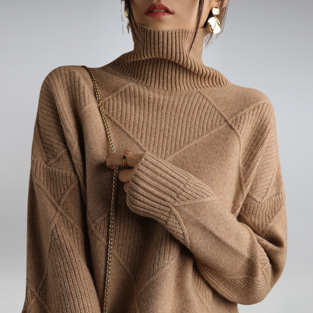 Elegant Turtleneck Sweater for Women