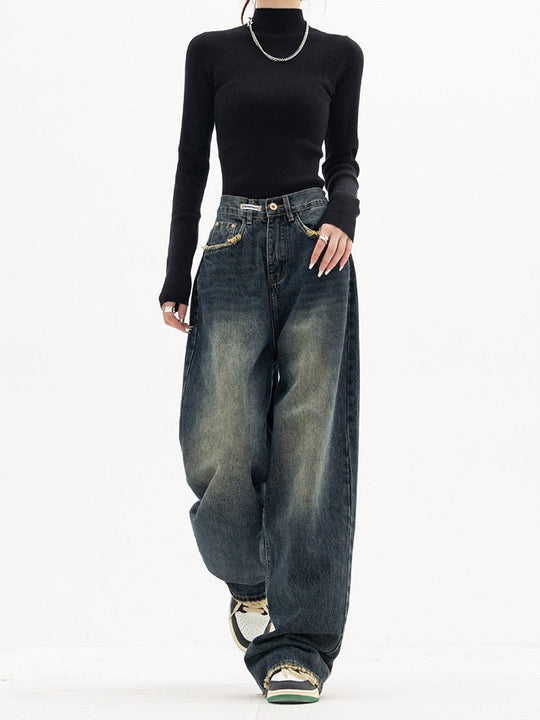 Abigail | Women’s Loose-Fit Baggy Denim Jeans 0
