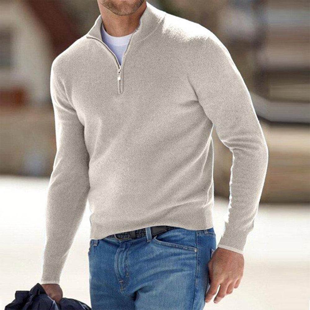 Adam | Casual Zip Neck Sweater for Men 1