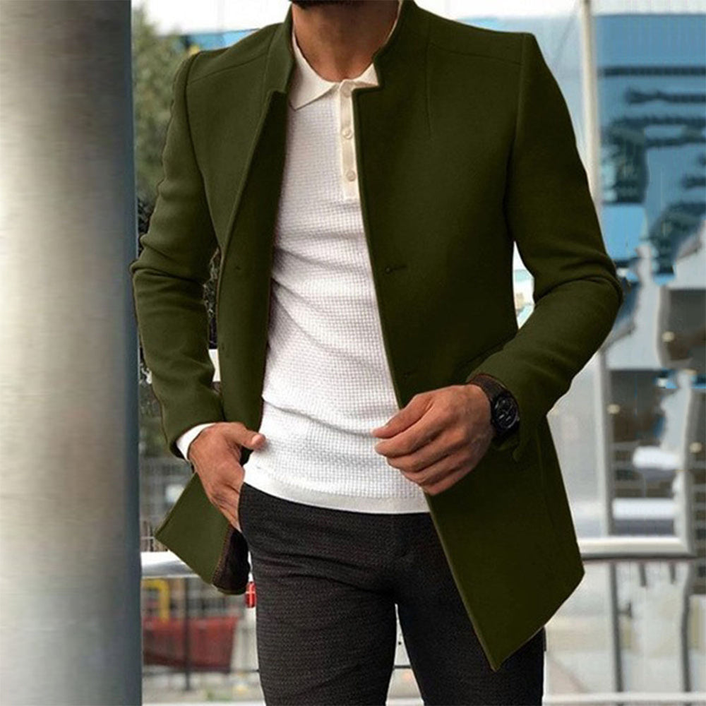Andrew | Men's Slim Fit Casual Long Jacket 1