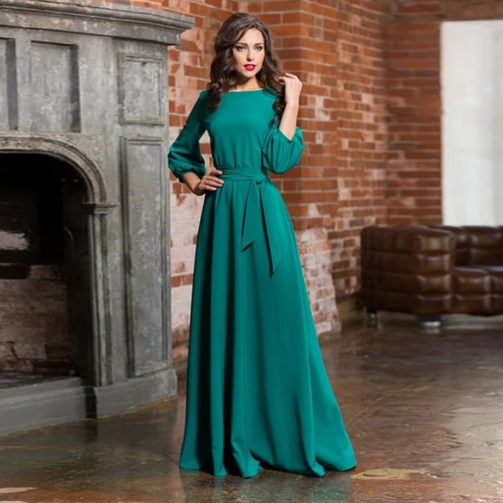 Annabelle | Women’s Long Sleeve Wedding Guest Dress 1