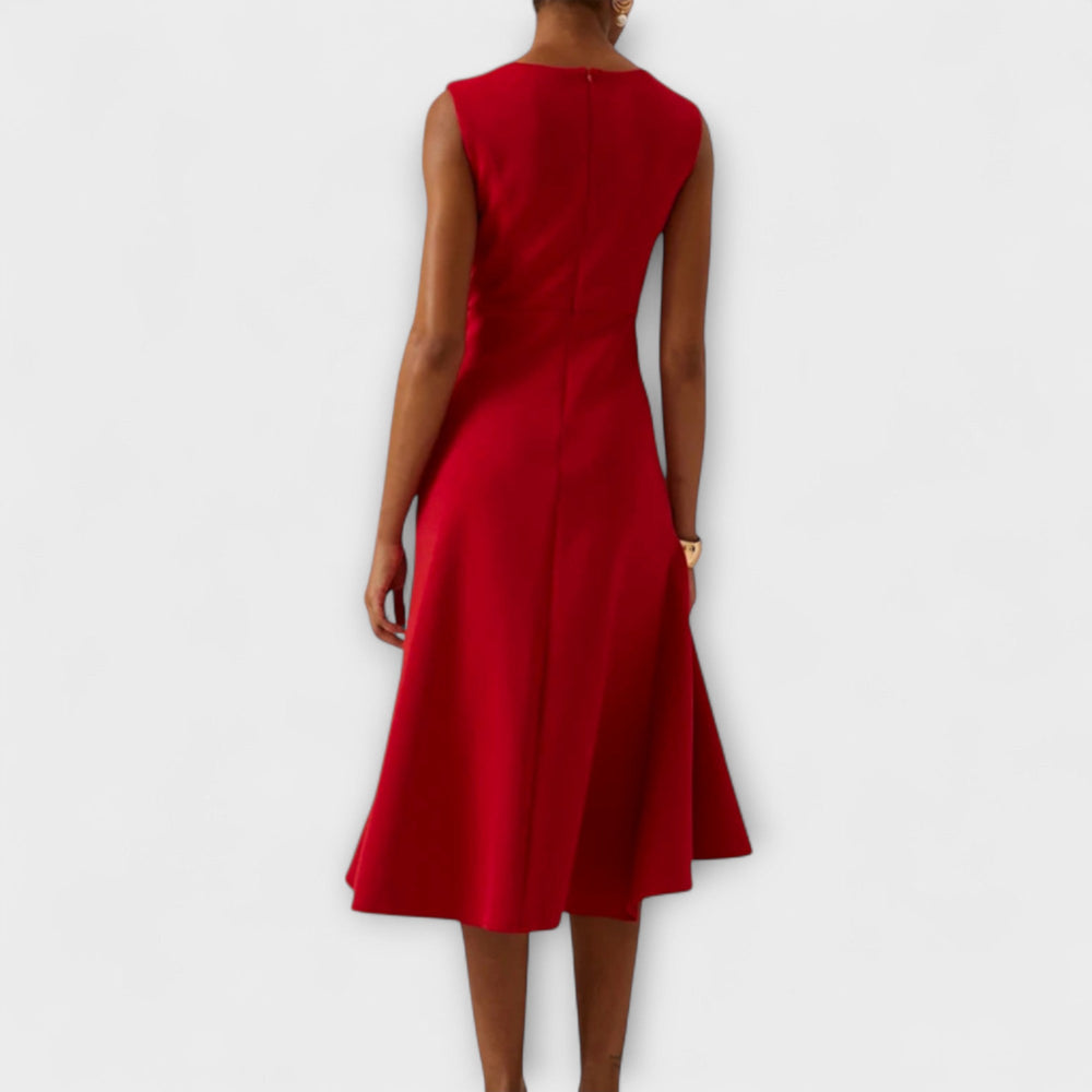 Ariane | Pleated Midi Dress 1