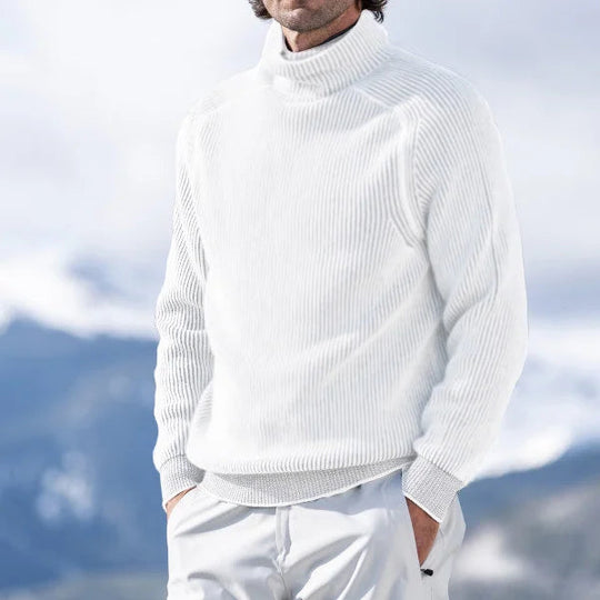 Arthur | Casual Men's Turtleneck Sweater with Ribbed Design 3