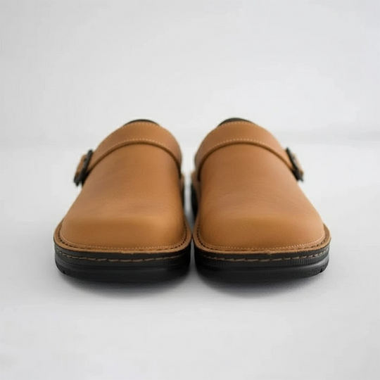 Arthur | Men’s Orthopaedic Leather Slip On Clogs 0