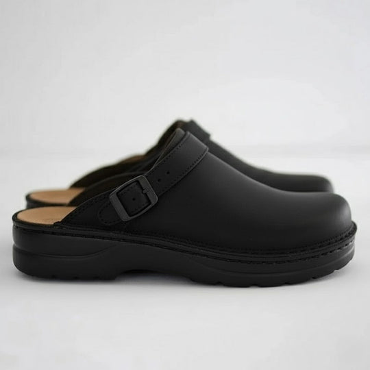 Arthur | Men’s Orthopaedic Leather Slip On Clogs 5