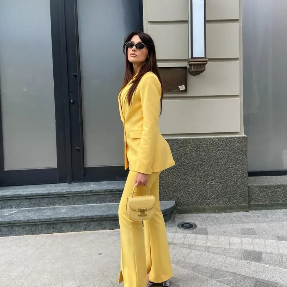 Bonnie | Chic Formal Suit Set with Tailored Long Blazer for Women 1