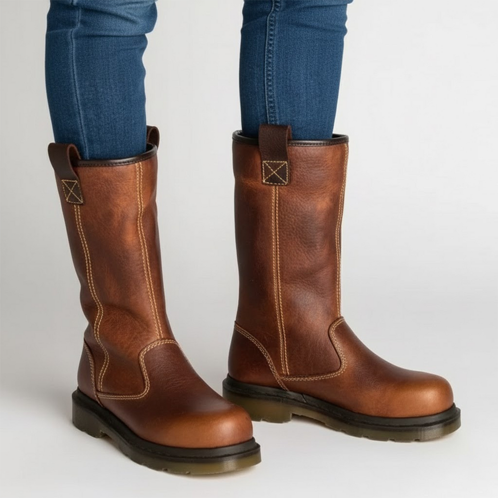 Bradley | Lined Leather Boots Winter Warm Work Style 1