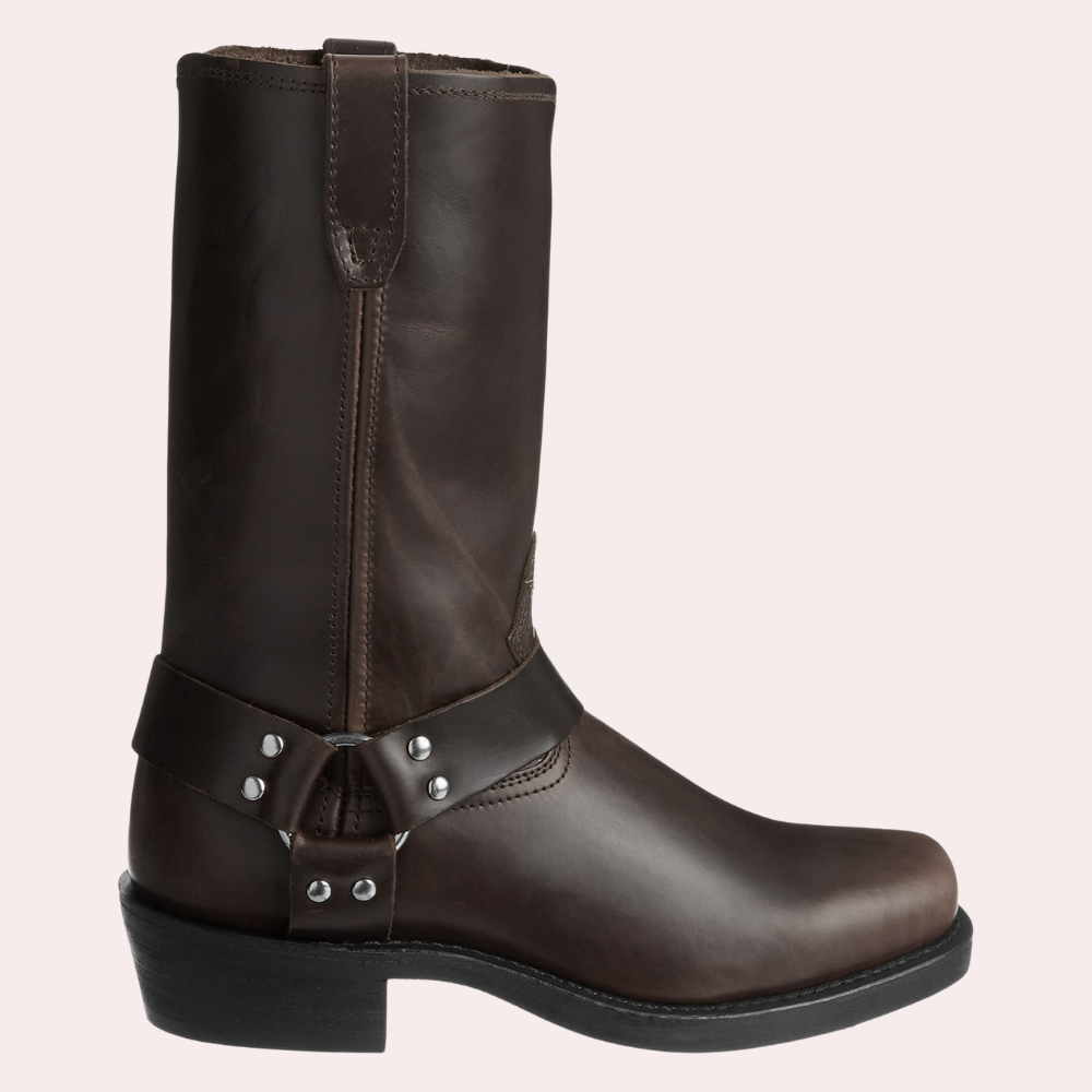 Brandon | Men’s Leather Cowboy Boots with Strap 1