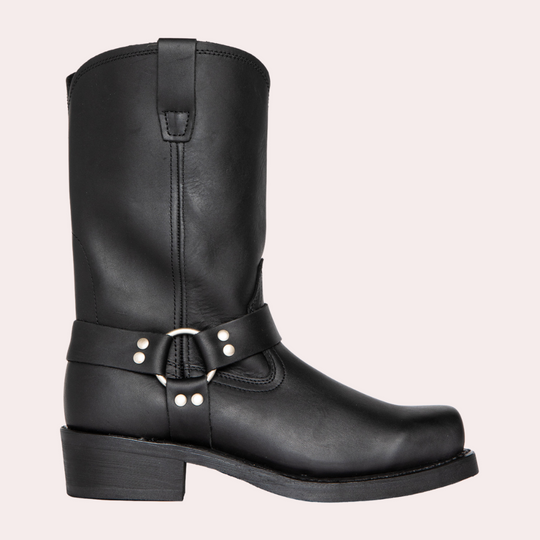 Brandon | Men’s Leather Cowboy Boots with Strap 2