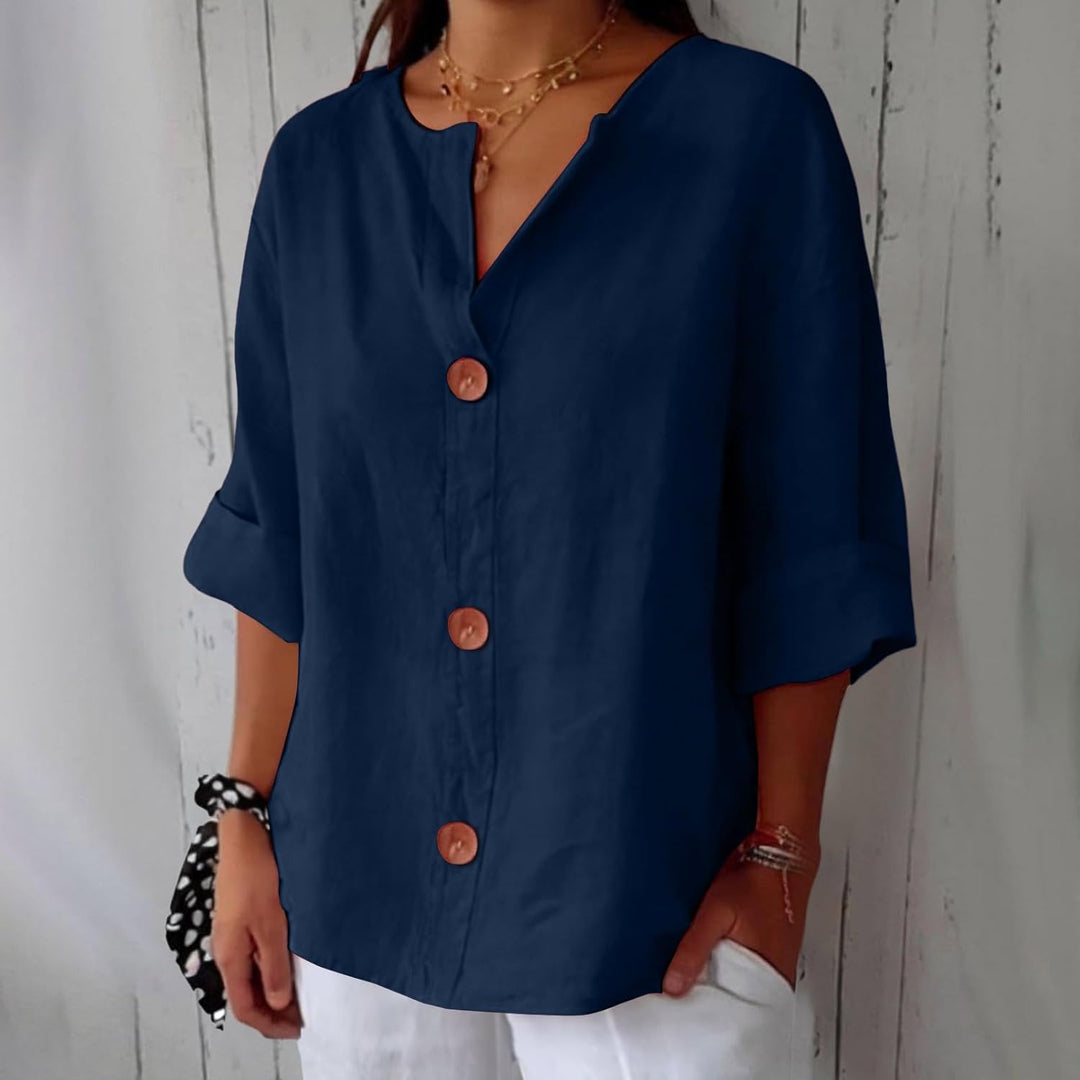 Brianna™ | Button-Front Blouse 1