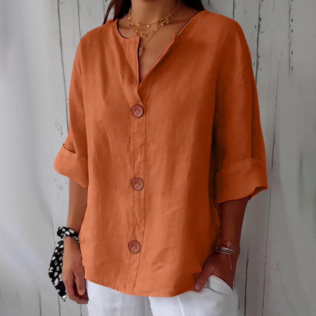 Brianna™ | Button-Front Blouse 11