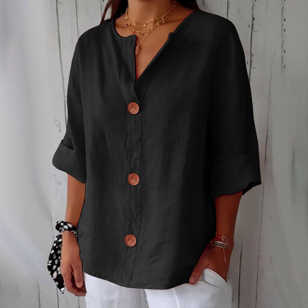 Brianna™ | Button-Front Blouse 4