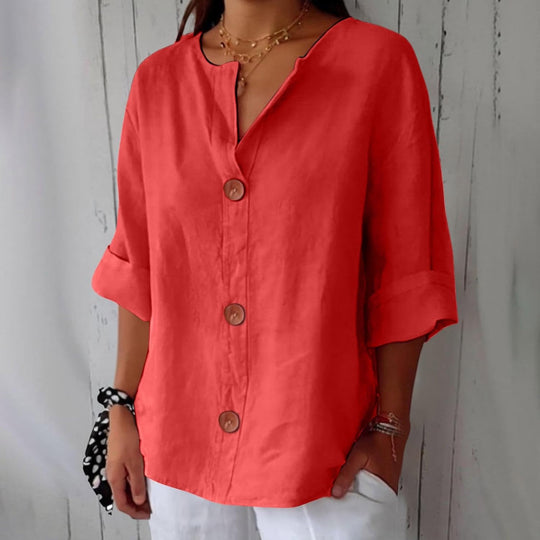 Brianna™ | Button-Front Blouse 5