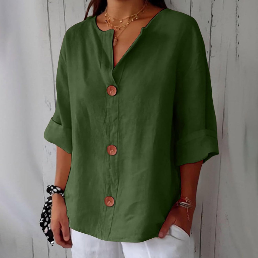 Brianna™ | Button-Front Blouse 7