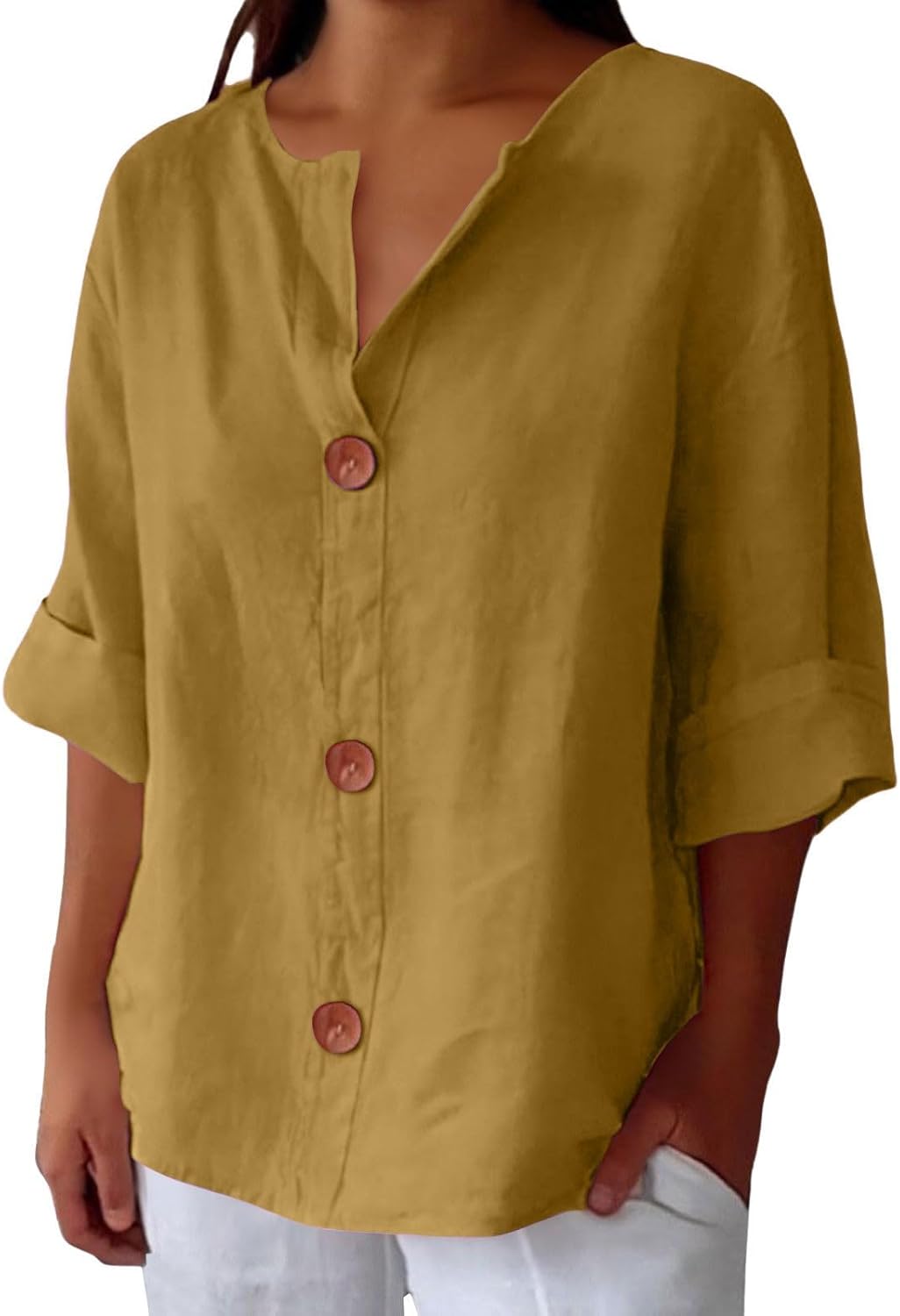 Brianna™ | Button-Front Blouse 8