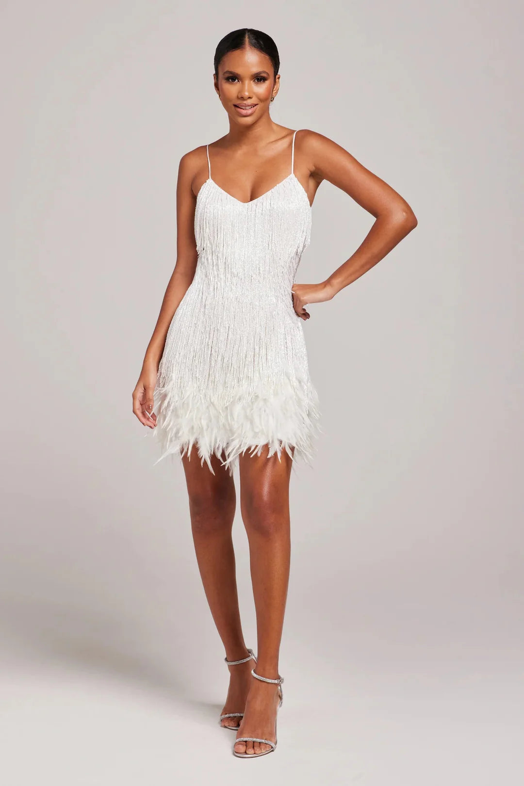 Brielle | Feather Mini Dress 0