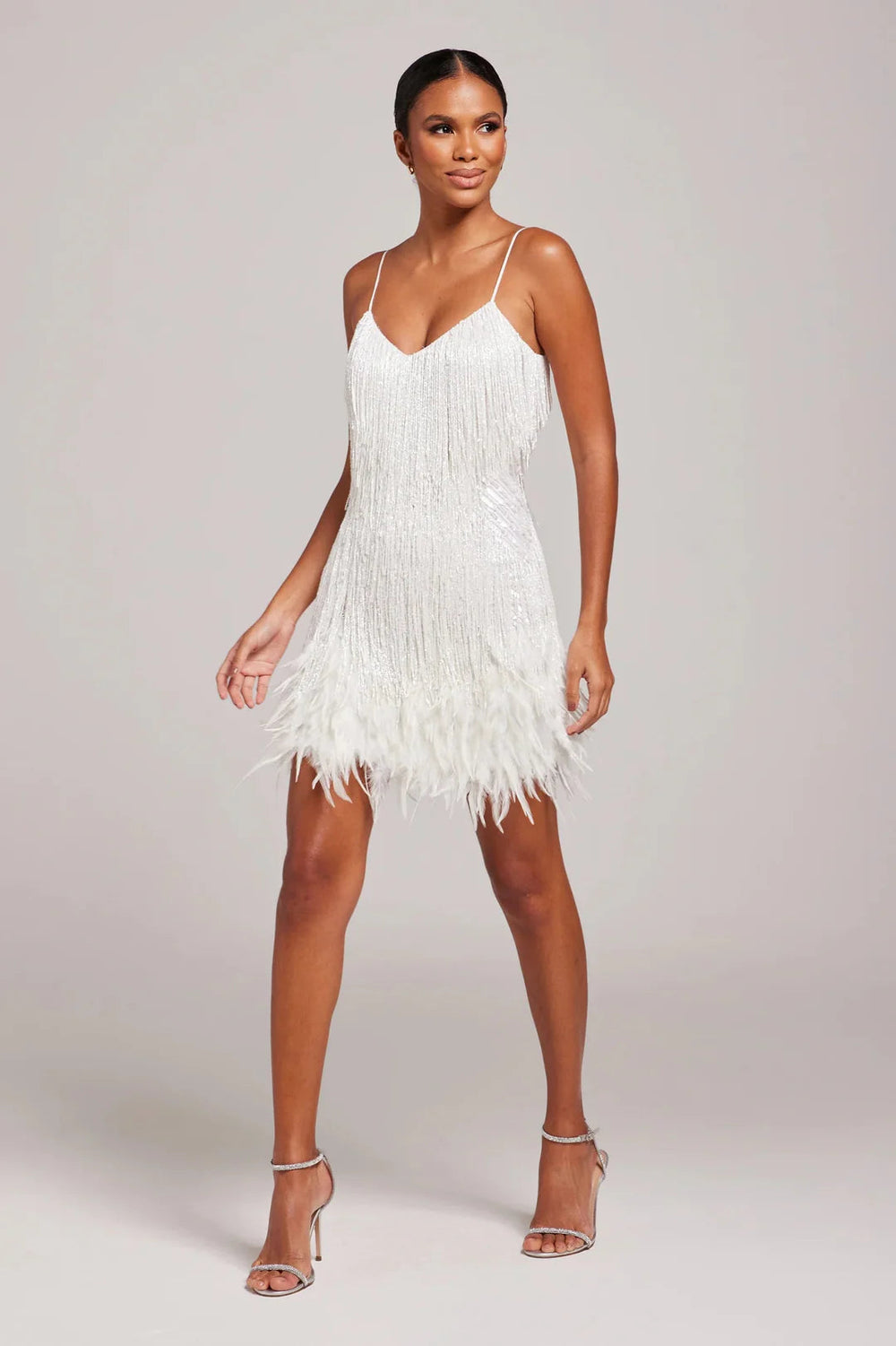 Brielle | Feather Mini Dress 1