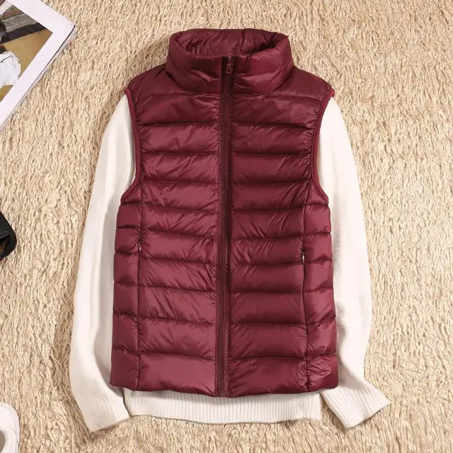 Catherine | Women’s Cozy Warm Sleeveless Winter Puffer Vest 10