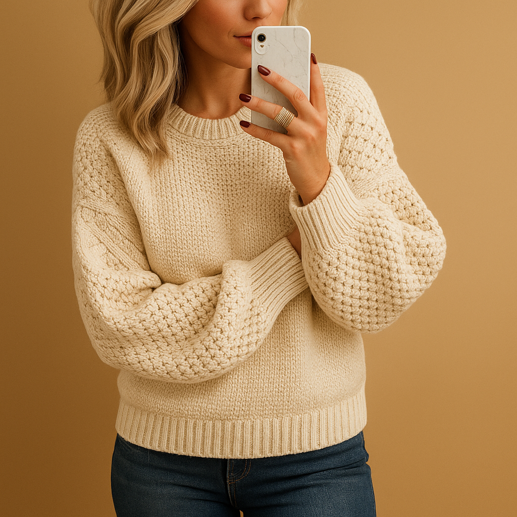 Cozy Cable Knit Sweater for Women – Warm Winter Fashion Essential 0