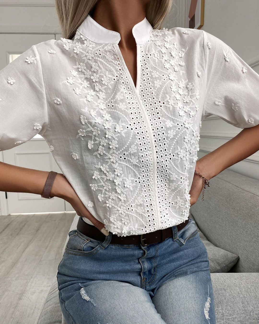 Cressida | Embroidered Blouse 4