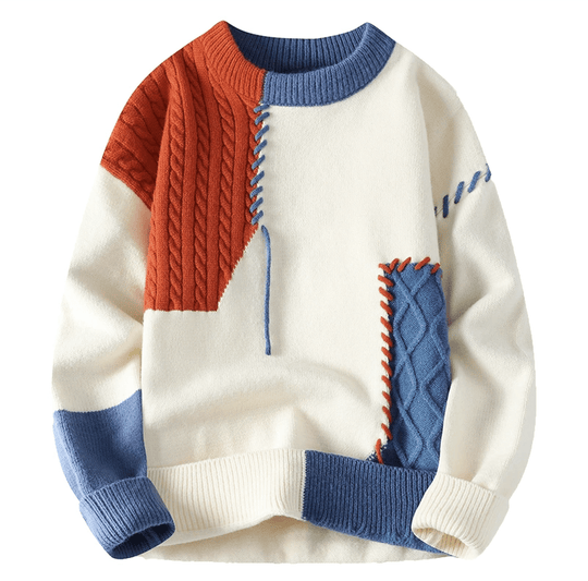 Damien | Men’s Unique Pattern Relaxed Fit Sweater 1