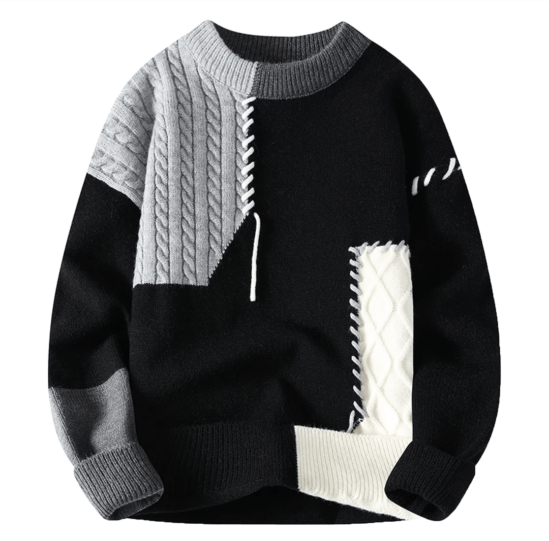 Damien | Men’s Unique Pattern Relaxed Fit Sweater 3