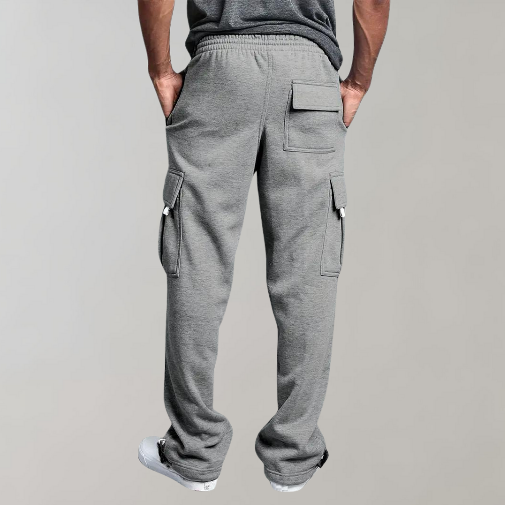 David | Men’s Drawstring Cargo Jogger Pants for Comfort 1