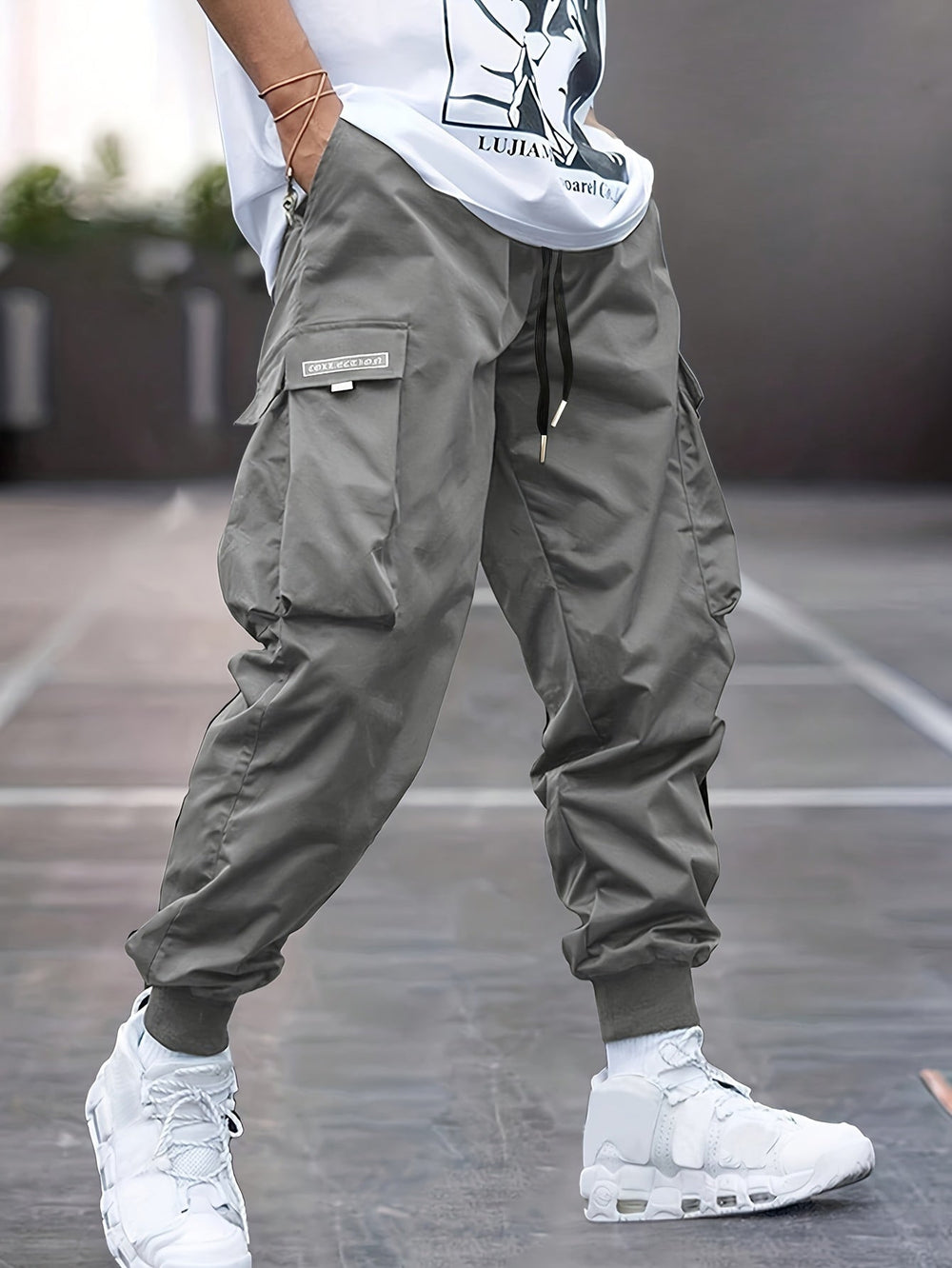 Dylan | Men’s Casual Jogger Cargo Pants with Side Pockets 1