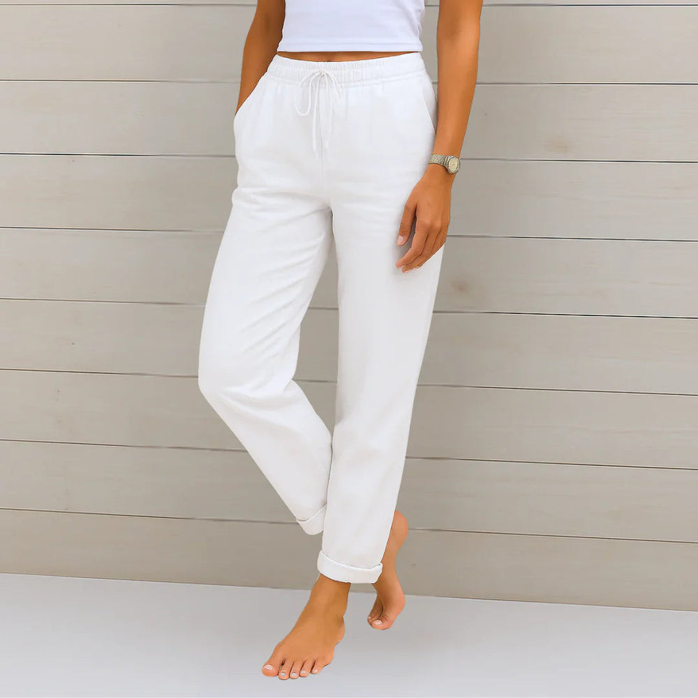 Ellaine | Linen Stretch Trousers 1