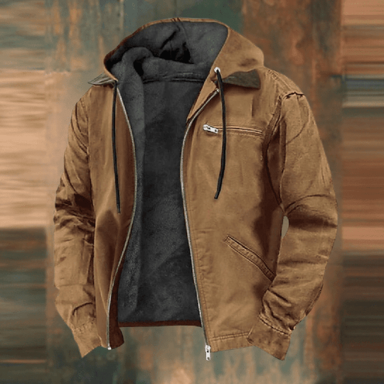 Elliot | Men’s Hooded Zip-Up Winter Casual Jacket 0