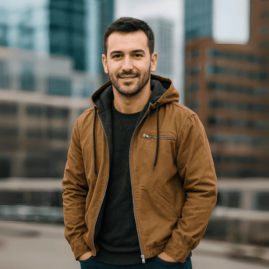 Elliot | Men’s Hooded Zip-Up Winter Casual Jacket 1