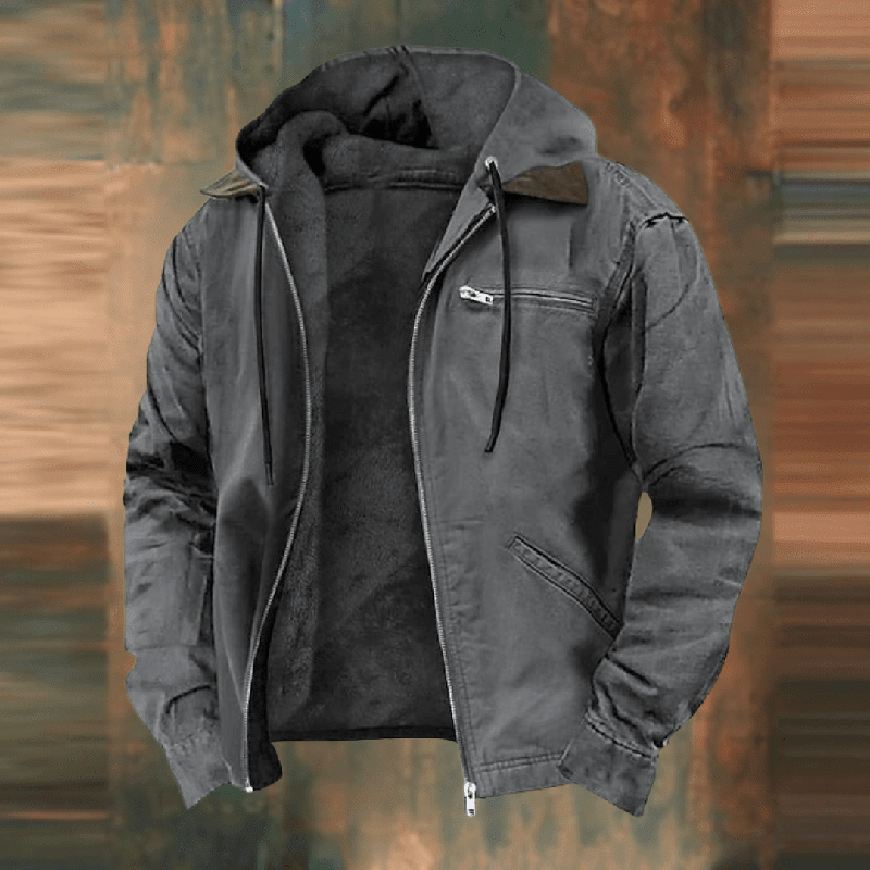 Elliot | Men’s Hooded Zip-Up Winter Casual Jacket 4