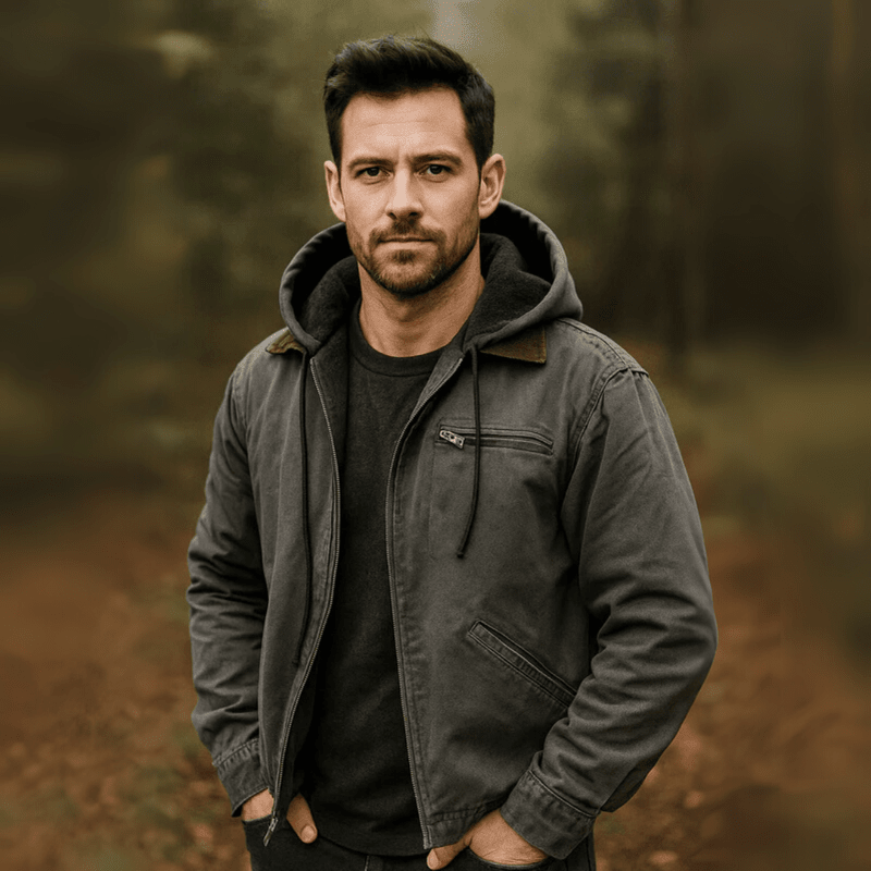 Elliot | Men’s Hooded Zip-Up Winter Casual Jacket 5