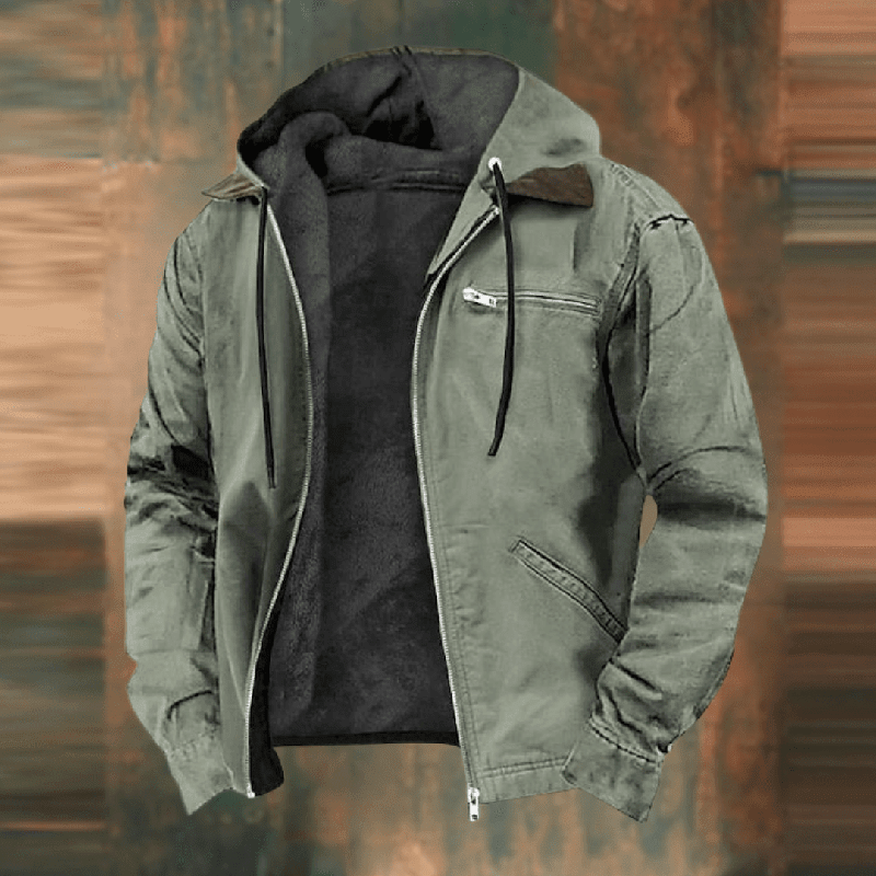 Elliot | Men’s Hooded Zip-Up Winter Casual Jacket 6