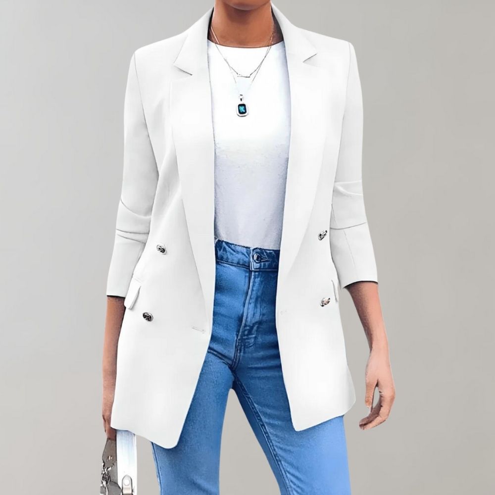 Eloise | Women’s Formal Double-Button Office Coat 0