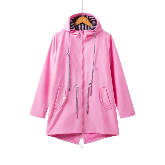 Eloise | Women’s Hooded Zip Front Casual Design Jacket 4