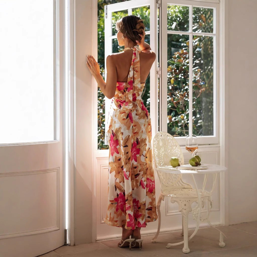Elsie | Women’s Fashionable Floral Print Maxi Dress 1