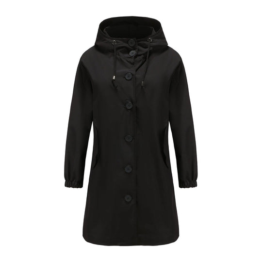 Elsie | Women’s Relaxed Fit Drawstring Hood Coat 5