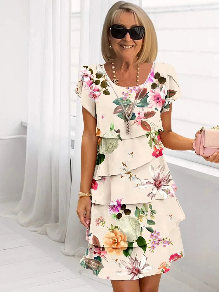 Emilie | Spring Floral Dress 0