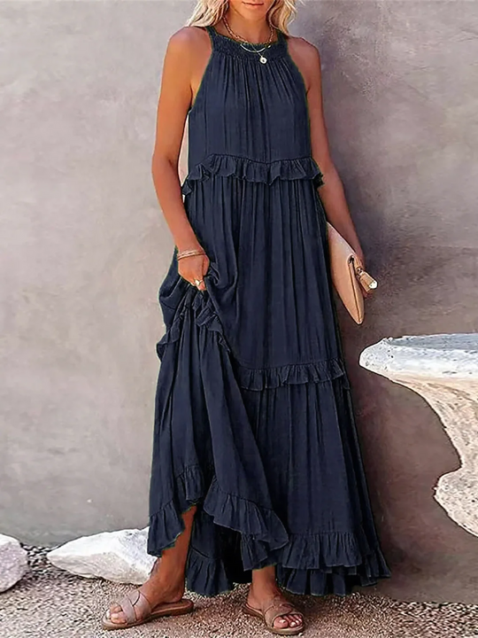 Enya | Ruffle Detail Maxi Dress 4