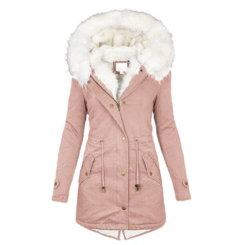 Faye | Women’s Hooded Warm Mid-Length Winter Coat 5