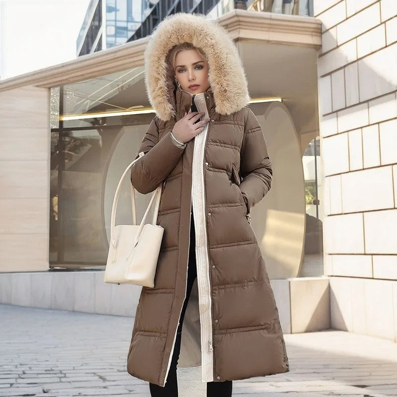 Florence | Women’s High-Collar Long Puffer Winter Coat 1