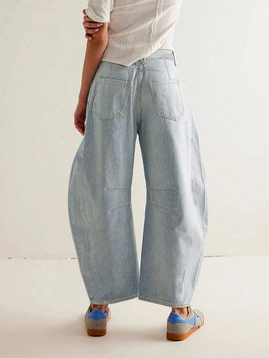 Freya | Women’s Loose-Fit High-Waisted Denim Pants 5