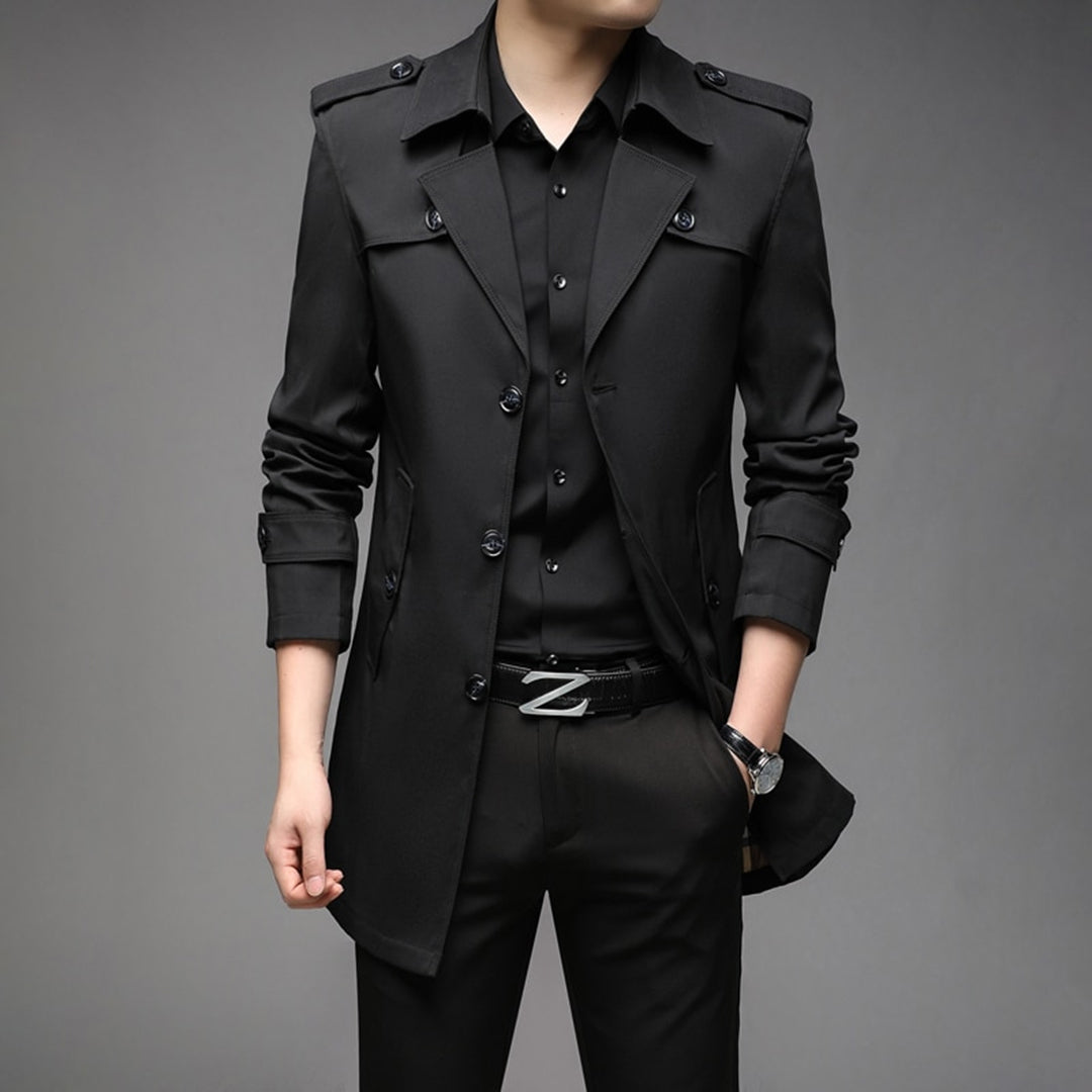 George | Men’s Classic Double-Breasted Trench Coat 1
