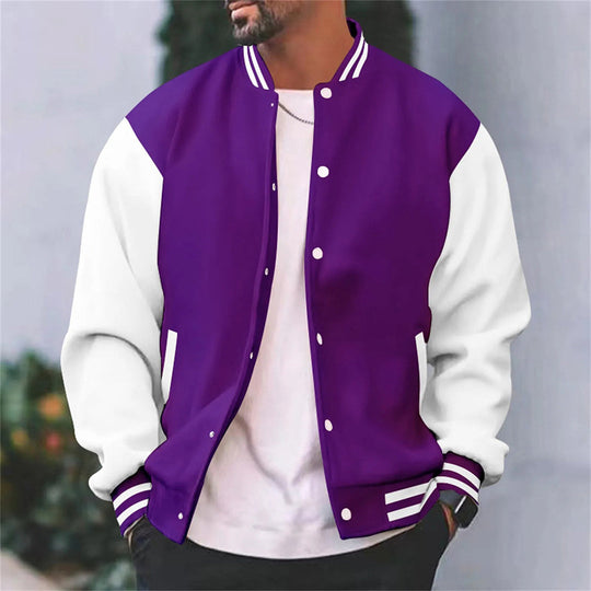 Jacob | Men's Casual Bomber Jacket with Zipper Closure 3