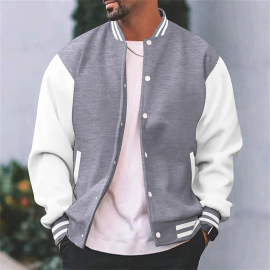 Jacob | Men's Casual Bomber Jacket with Zipper Closure 4