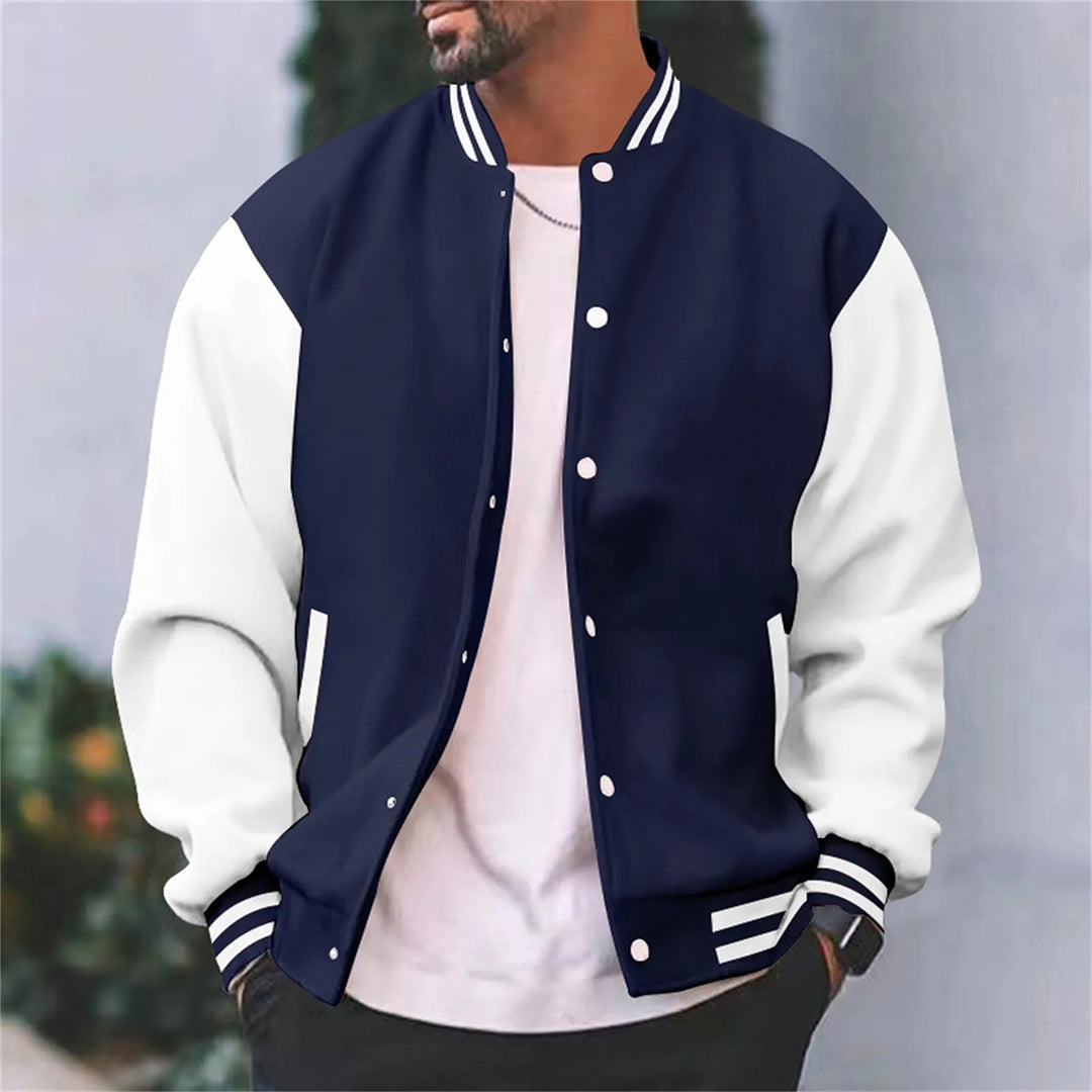 Jacob | Men's Casual Bomber Jacket with Zipper Closure 5