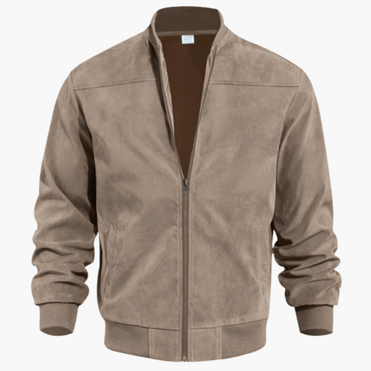 Jacob | Men’s Relaxed Fit Zip Closure Bomber Jacket 0