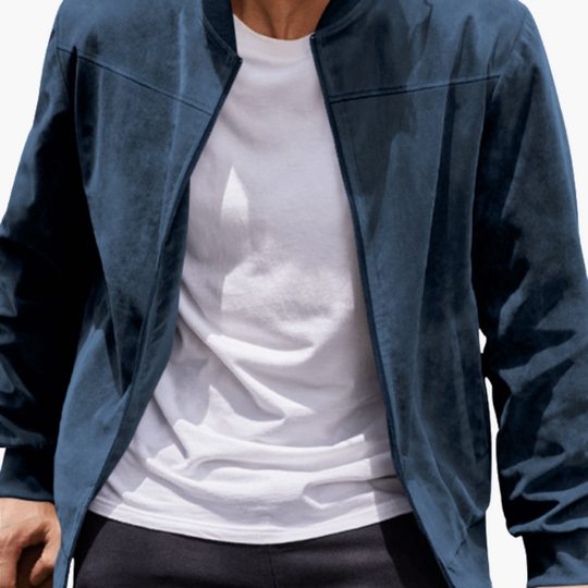 Jacob | Men’s Relaxed Fit Zip Closure Bomber Jacket 8