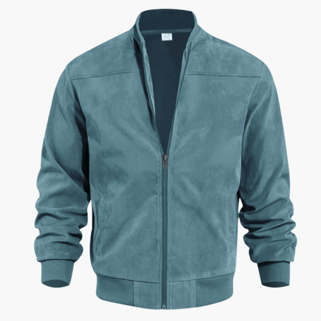 Jacob | Men’s Relaxed Fit Zip Closure Bomber Jacket 9